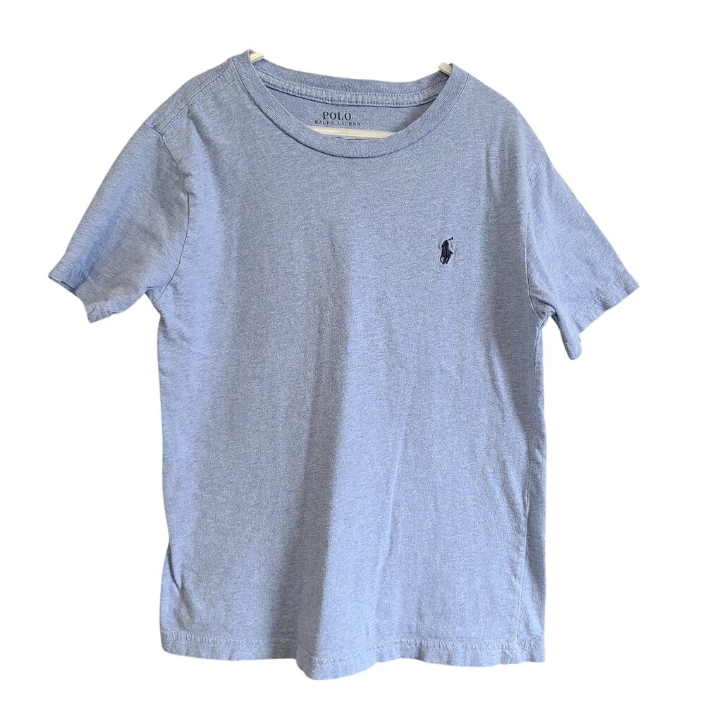 Polo Ralph Lauren Youth Tee Blue Pony Size Small Basic Layering Comfort Cozy‎